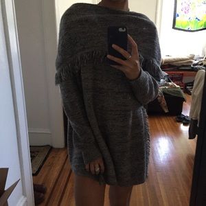 Cowl Neck Sweater Dress